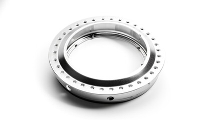 Circular metal part with indentations