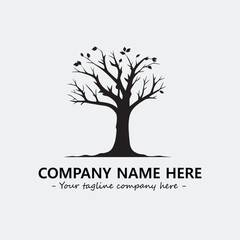 Obraz premium Tree Silhouette Logo Company Design Illustration Vector Graphic Image
