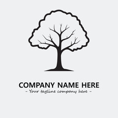 Obraz premium Tree Silhouette Logo Company Design Illustration Vector Graphic Image