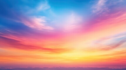 Fototapeta premium Vibrant sunset sky