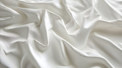 Obraz premium A white fabric with a wavy pattern