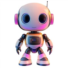 Friendly robot illustration