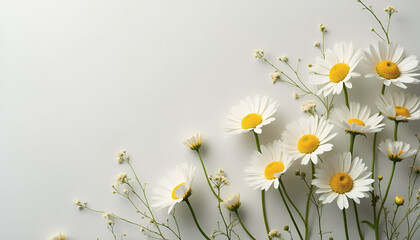 white and yellow flowers