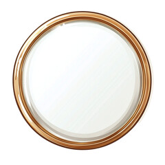 round frame gold elegant design
