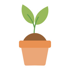 Potted plant with vibrant green leaves suitable for nature inspired projects, interior decor, botanical prints, and gardening blogs