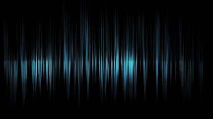 Blue and Black Abstract Waveform Pattern