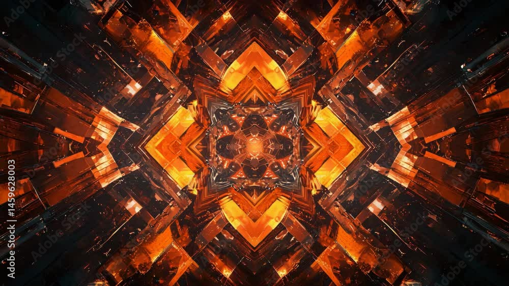 Poster captivating fire and flames pattern on a deep black background creating an intense visual experience