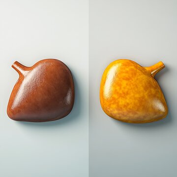 **Side-By-Side Comparison Of Normal And Fatty Liver In A Clean Medical Setting. --V 6.1 --S 50 --Raw** - @Darya (Relaxed) -# Create, Explore, And Organize On [Midjourney.Com](<Https://Midjourney.Com/I