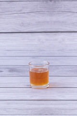 Syrup made from sweet fruit. Used to mix drinks