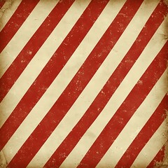 Obraz premium Red and white diagonal stripes on textured background