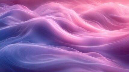 Obraz premium Dreamy waves of pink and purple hues