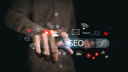 Data Search Technology Search Engine Optimization.   Marketing ranking traffic website, SEO search...
