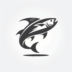 Tuna Fish Silhouette Logo Pack – Clean Vector Icons for Seafood, Fishing & Marine Brands