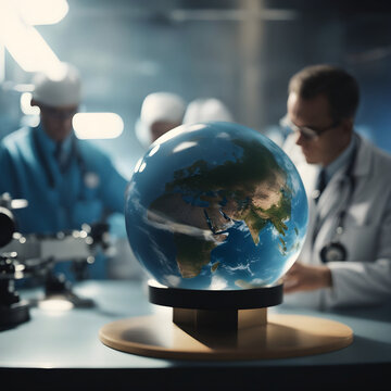 A group of professionals in human health and planet earth health.