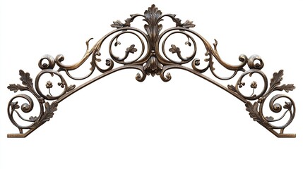 Ornate metal archway design