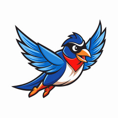 vector illustration of a bird