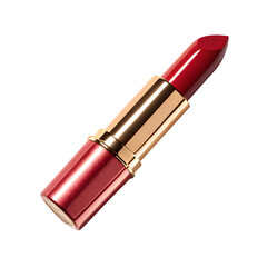Luxury Red Lipstick: High-Quality Makeup Image on transparent background