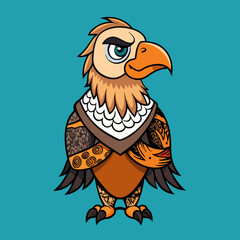 eagle cartoon illustration