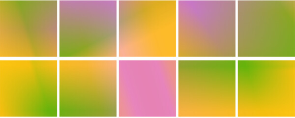 Naklejka premium Abstract blurred gradient background in bright colors. Colorful smooth illustration