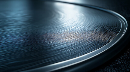 A blue surface with a wave pattern