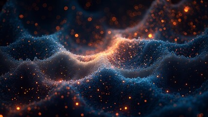 Obraz premium Technological fluctuation image