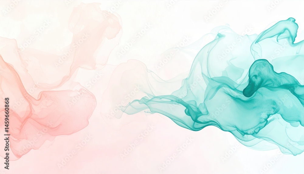 Poster dynamic colorful swirls abstract art scene digital composition soft background aesthetic view creati