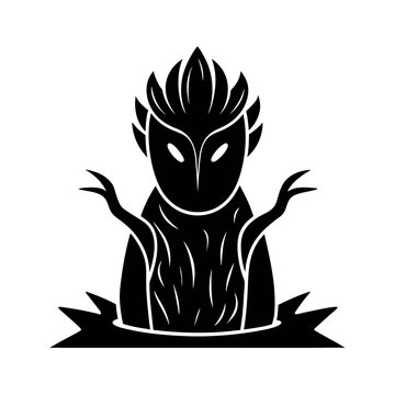 recommend clip art: Wood Carving Black Vector Silhouette