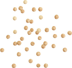 Falling White Pepper Spices