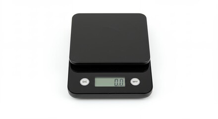 Black digital kitchen scale