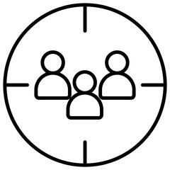 Audience Targeting icon, Precision Reach Mastering the Art of Audience Targeting, Smart Segments, Better Results Unlocking the Power of Targeted Marketing