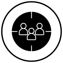 Audience Targeting icon, Precision Reach Mastering the Art of Audience Targeting, Smart Segments, Better Results Unlocking the Power of Targeted Marketing