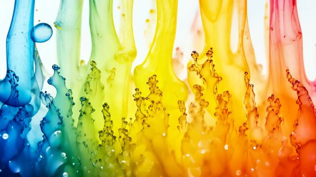 Colorful chromatogram reveals stunning results from a chromatography experiment in a lab setting