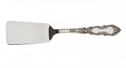 Ornate rectangular spatula