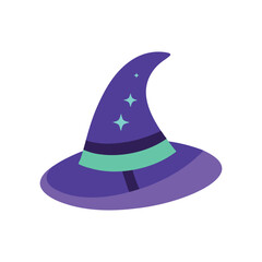 a wizard hat with glowing runes