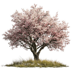 Naklejka premium Majestic Pink Blossom Tree in Spring