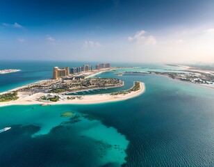 stunning view of yas island abu dhabi generative ia