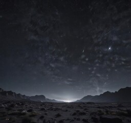 Vast, dark night sky ablaze with countless twinkling stars ,  texture,  starfield