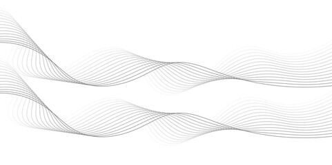  Abstract wave line for banner, wallpaper background with wave design.Abstract background with business lines.Dynamic flowing wave lines design element. Futuristic technology and sound wave pattern