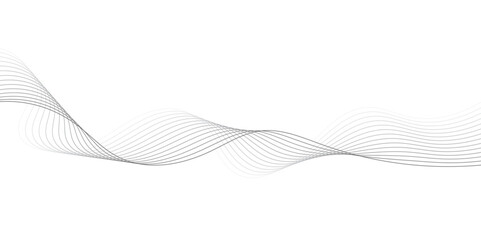  Abstract wave line for banner, wallpaper background with wave design.Abstract background with business lines.Dynamic flowing wave lines design element. Futuristic technology and sound wave pattern