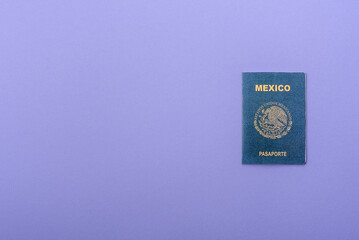 Mexican passport for travelling, flying and doing business