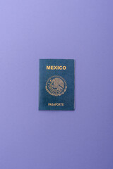 Mexican passport for travelling, flying and doing business