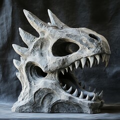 Flaming skeletal image glowing with fantasy energy high resolution picture