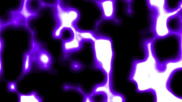 Glowing purple chaos in dark