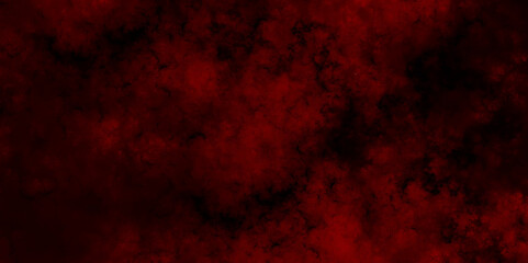 Abstract fire flame grunge texture background. Bright red space nebula. Dense smoke in red neon light on a dark background. Vintage grunge pattern for design and decoration With space for text.	