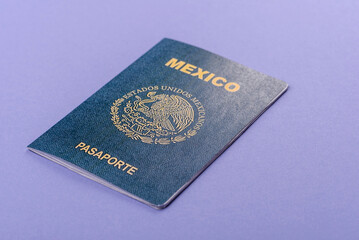 Mexican passport for travelling, flying and doing business