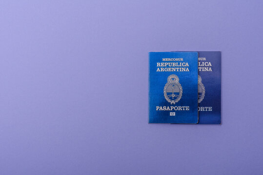 Argentine passport for travelling, flying and doing business. Argentina document - Powered by Adobe