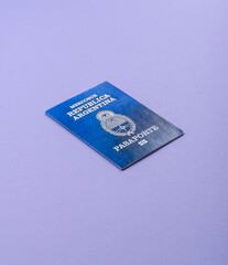 Argentine passport for travelling, flying and doing business. Argentina document