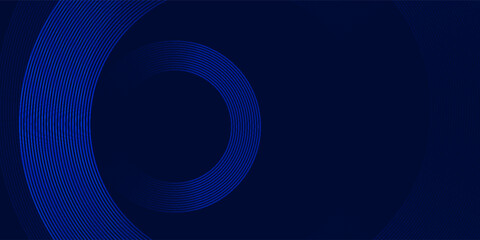 abstract dark background with glowing lines circles. eps 10