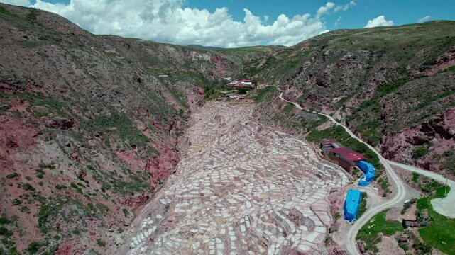 The Maras Salt Mines are a Complex of More than 3,000 Natural Salt Ponds, Located in the Sacred Valley of the Incas, near Cusco, Peru