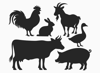 High Quality Common Farm Animal Vector Images